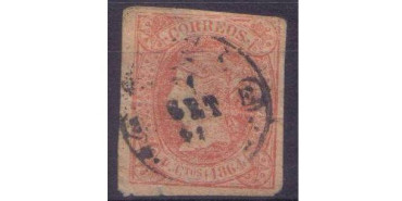 Nº0064 - 4 cuartos 1864 matasello fechador