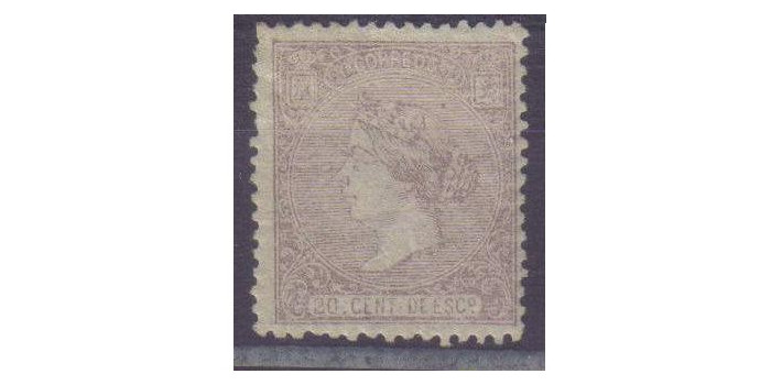 Nº0085 - 20 cent. de escudo, nuevo con goma, descarnado