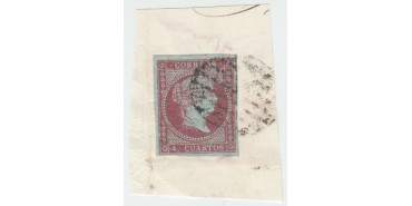 Nº0040b - 4 CUARTOS 1855 variedad rosa fuerte