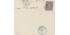 Nº0040pf1 - 4 CUARTOS 1855 fragmento con parrilla azul y fechador Alcala de H. en azul