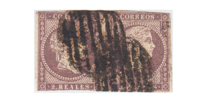 Nº0046 - 2 REALES 1855, Pareja en usado