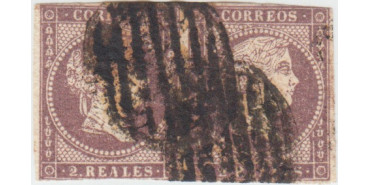 Nº0046 - 2 REALES 1855, Pareja en usado