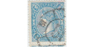 Nº0075rc - 4 cuartos 1865, rueda de carreta Nº 51 Bailen